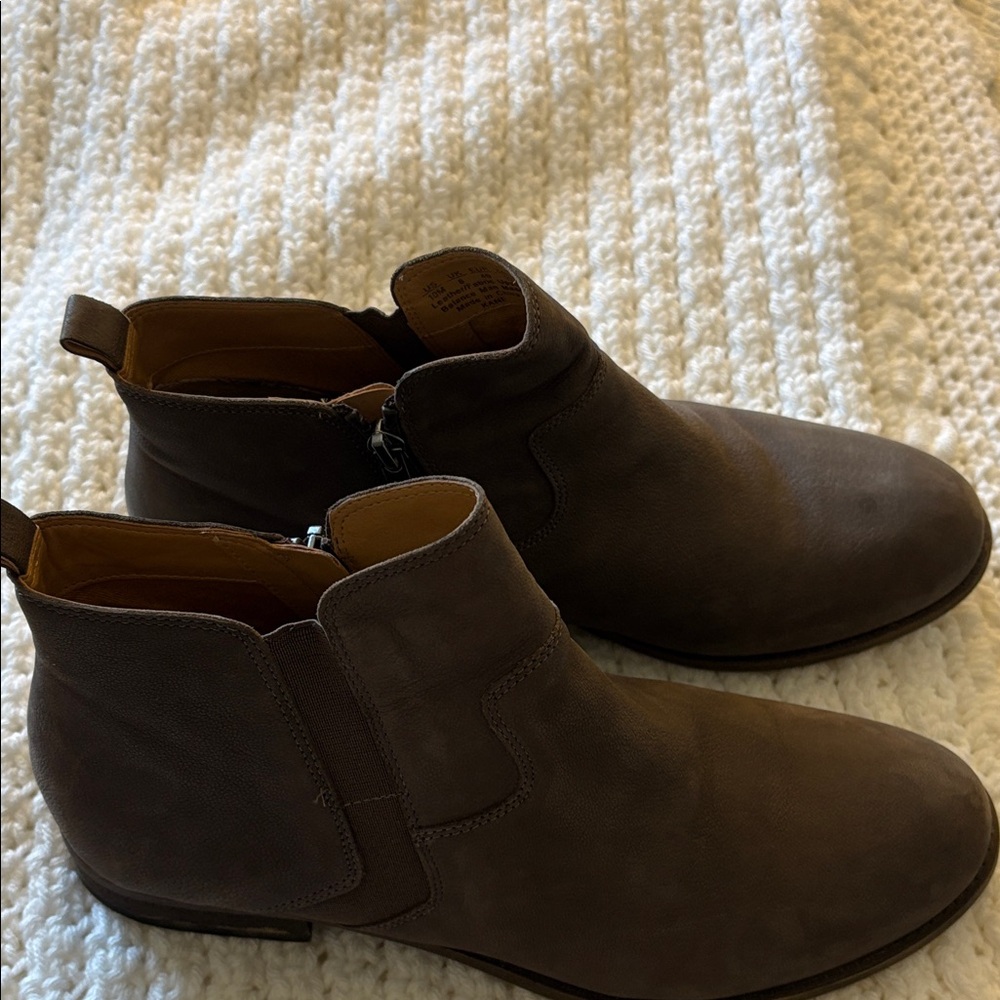 Franco Sarto Brown Ankle Boots